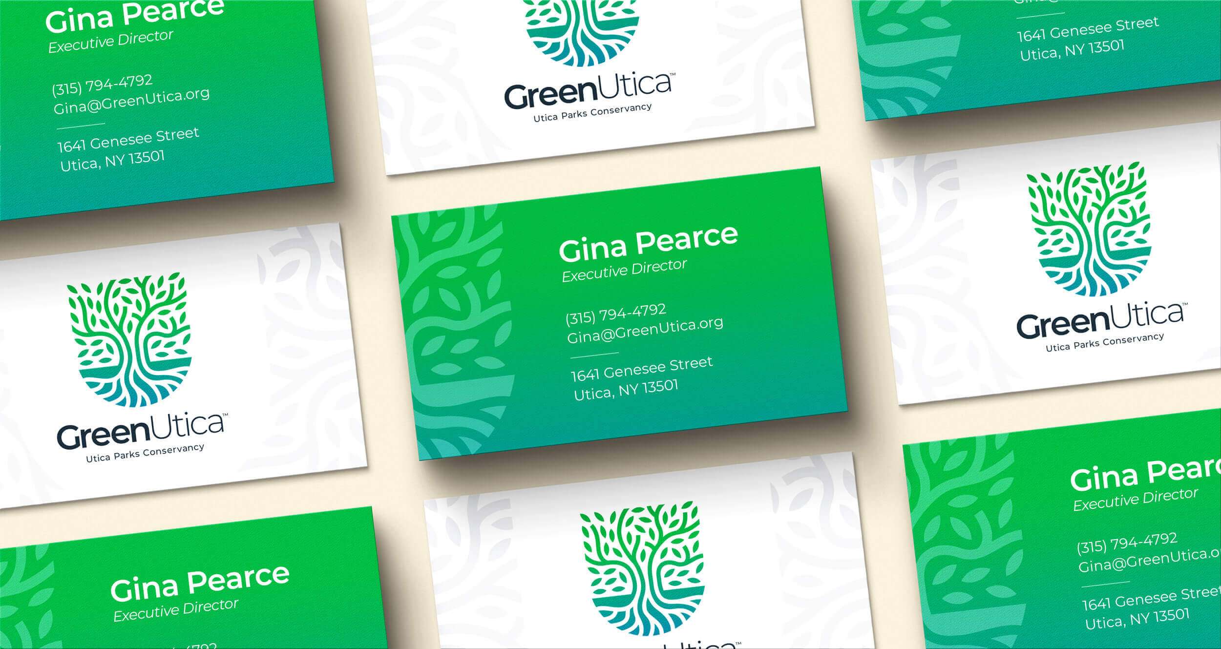 GreenUtica Business Cards